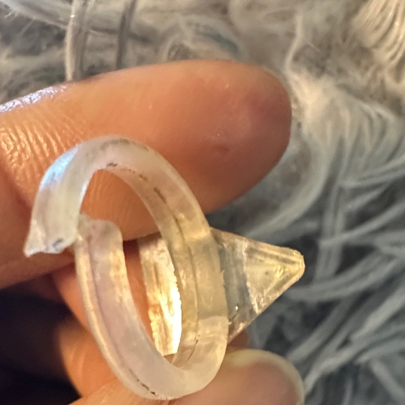 Artistic Silver and Gold Statement Ring - Picture 7 of 16